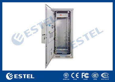 Vỏ tủ viễn thông ngoài trời nhiệt IP65 33U Vật liệu thép mạ kẽm