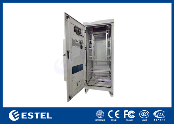 IP55 Sunproof Outdoor Power Cabinet Telecommunication Enclosure With Heat Exchnager Cooling