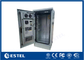 24U Power Outdoor Telecom Cabinet IP55 Galvanized Steel 1.2mm Walls