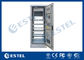 Temperature Control Custom Made Antitheft Outdoor Telecom Cabinet With Front Door And Back Door