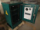 Tủ điện thoại ngoài trời 18U Tiêu chuẩn 19 ”Đường sắt / Cực bao vây và sàn được gắn với máy điều hòa không khí