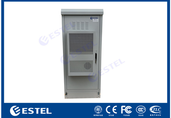 Tủ gắn trên sàn đường sắt 19 inch Thép mạ kẽm đơn tường với PDU
