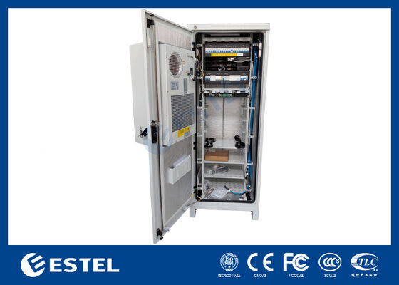 Tủ điện ngoài trời IP65 cho hệ thống điện viễn thông với bộ chỉnh lưu 12kW 200A