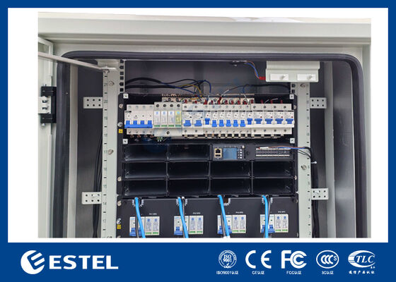 19 inch 45U dễ dàng lắp ráp Bộ dụng cụ với điều hòa không khí IP55 Khung viễn thông