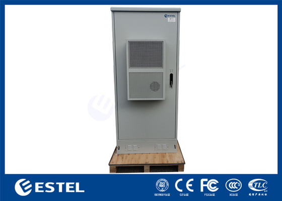 IP55 Outdoor Telecom Cabinet With Power Distribution And Envirenmental Monitoring System