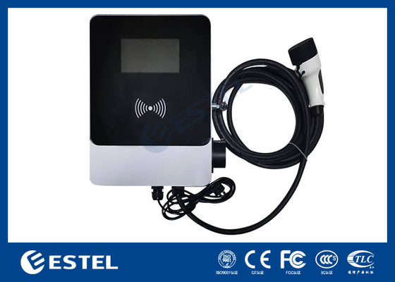 Trạm sạc xe điện ngoài trời Đống sạc xe điện sàn gắn súng đơn 32A 22kw EV