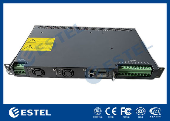 1U Rack Mount Telecom Hệ thống điện DC với phân phối tích hợp và bộ điều khiển thông minh
