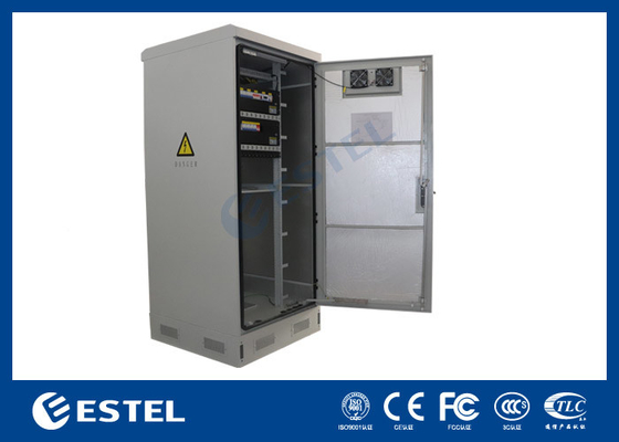 40U IP55 Thép nhựa thép thông minh phòng ngoài trời với máy điều hòa 1500W