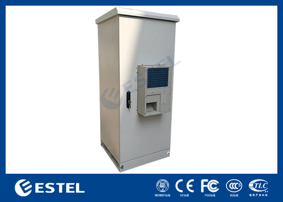 Tủ pin gắn tường hai tầng với đơn vị giám sát và PDU