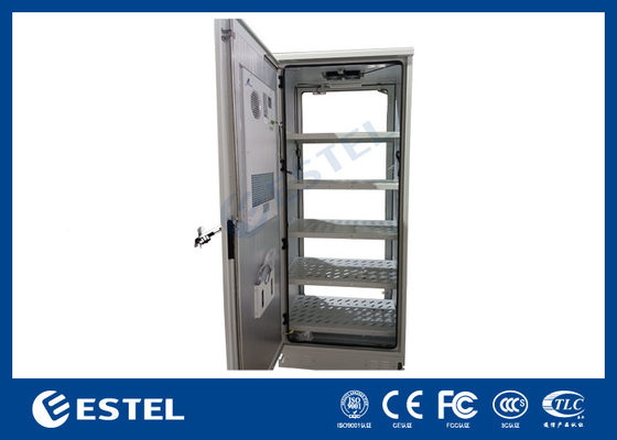 ET9070220-42U IP55 Tủ viễn thông ngoài trời với điều hòa không khí AC Cấu trúc thép kẽm