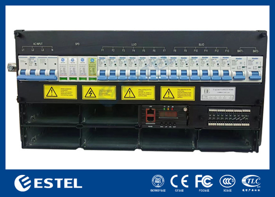 48V Plug-In Frame Power Supply 5U Height 19inch Rack Installation With 6 Rectifier Module