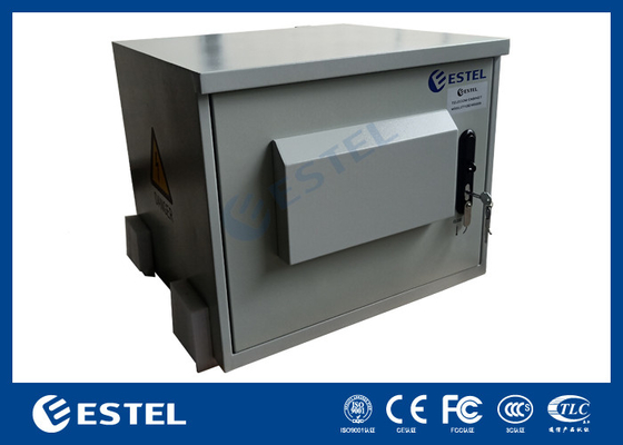 Polyester Powder Coating Cabinet Telecom ngoài trời với hai quạt AC220V 50Hz ET6060500A-9U