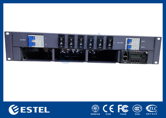 19 inch 2U hệ thống điện điều chỉnh tiêu chuẩn AC Input DC Output cho Cabinet Telecom
