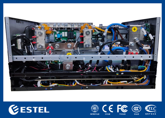 Giải pháp điện DC compact 3 ′′ 9kW 6U Rack-Mount, hiệu quả cao > 96%, Máy chỉnh hình mô-đun 3000W, đầu vào AC linh hoạt