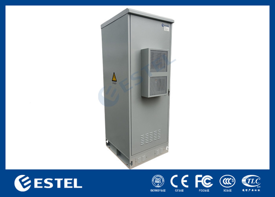 IP55 Tải galvanized ngoài trời thiết bị viễn thông Cabinet với 200A hệ thống chỉnh sửa