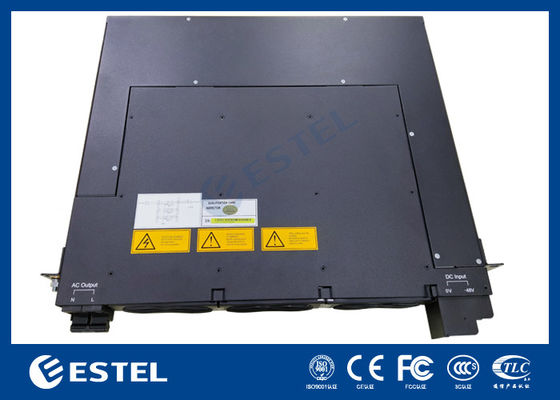 -48VDC đến 220VAC 1U Inverter chiều cao nhỏ gọn DC đến nguồn điện AC cho hệ thống điện viễn thông