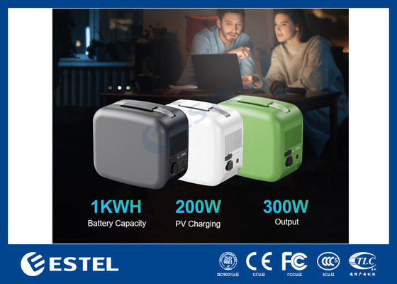 Trạm phát điện di động ESTEL eCandle 1KWH Pin LiFePO4 Sạc năng lượng mặt trời 300W Đầu ra UPS Dự phòng