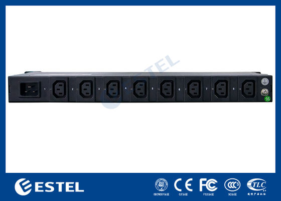 Ổ cắm phân phối điện 200-240VAC 16A, PDU gắn rack thông minh với ổ cắm đầu vào C20