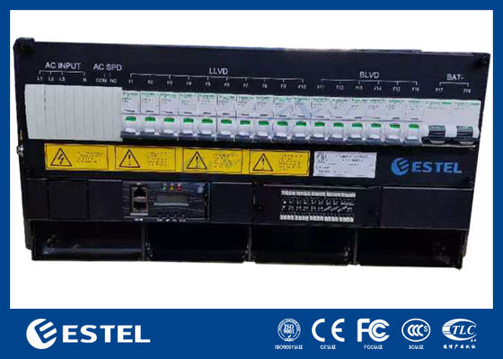 24U Cabinet Outdoor Telecom Rectifier với 18kw DC Power Distribution
