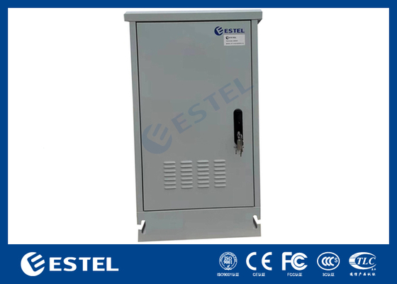 Tủ pin ngoài trời IP55 22U với Hệ thống nguồn chỉnh lưu 9KW 48VDC tích hợp cho Ứng dụng Viễn thông