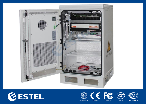 12U chống ăn mòn bột lớp phủ bên ngoài tường gắn tủ với chống trộm ba điểm khóa