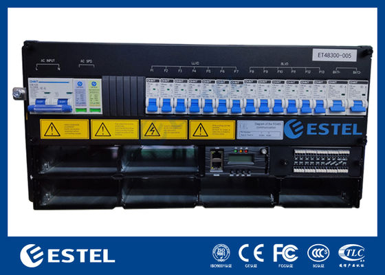 Outdoor Telecom Power System IP65 Outdoor Power Enclosure with 12kW 200A Rectifiers