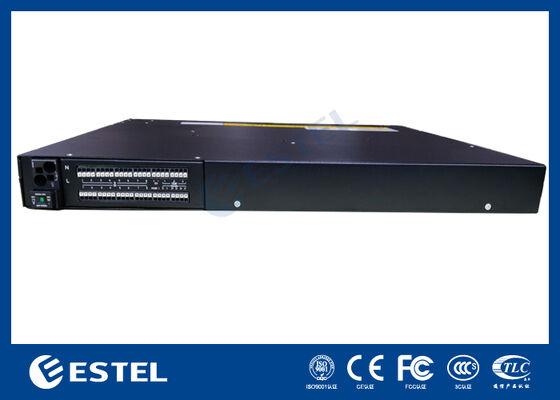 Hệ thống điện viễn thông 8kW 1U Subrack với chiều rộng tiêu chuẩn 19 inch và nhiều cổng truyền thông cho mạng linh hoạt