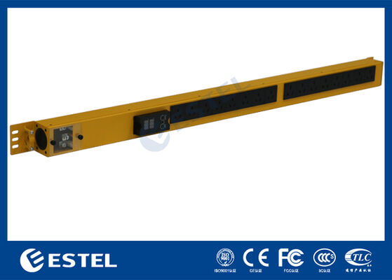 Smart Power Distribution Unit Rack Mount cung cấp quản lý điện với tích hợp điện áp và đồng hồ điện hiện tại để theo dõi chính xác