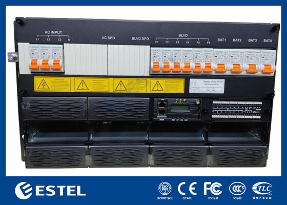 DC48V 24kw Hệ thống điều chỉnh một điểm dừng thông minh điện thoại điện tử Power Rack Mount