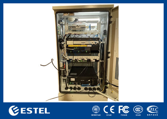 24U Outdoor Telecom Rectifier Cabinet with 18kw DC Power Distribution