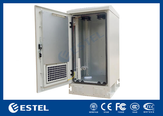 Tủ ngoài trời nhỏ gọn 20U IP55 với máy điều hòa không khí tùy chọn 500w cho thiết bị mạng