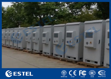 Tủ viễn thông ngoài trời bền với điều hòa không khí phía sau làm mát