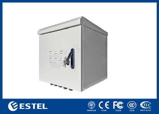 Tủ gắn cực 9U IP55 Đóng cửa viễn thông ngoài trời cho trạm cơ sở truyền thông