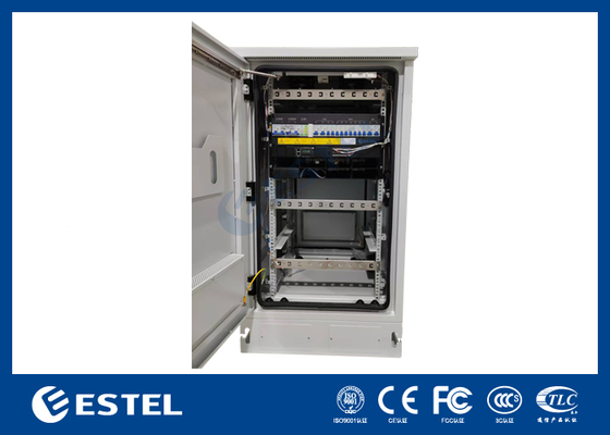 Cabinet Telecom ngoài trời Với hệ thống điện viễn thông 24kW, DC Cải chỉnh nguồn cung cấp điện Cabinet thiết bị viễn thông