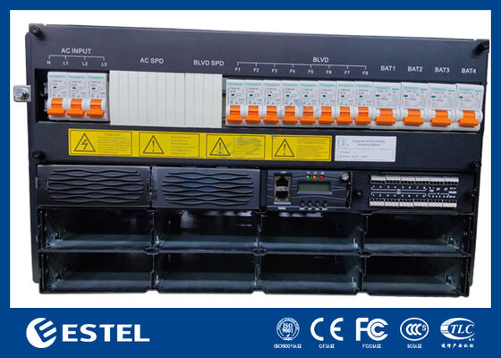 Hệ thống điện điều chỉnh DC48V 6U Telecom với điều khiển từ xa tích hợp