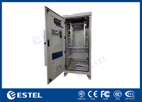 Hệ thống chỉnh lưu tủ điện ngoài trời bằng thép mạ kẽm đôi Tường bao vây