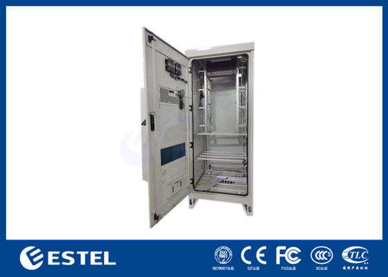 Tủ điện ngoài trời chống nắng IP55 Bao vây viễn thông với hệ thống làm mát bằng nhiệt Exchnager